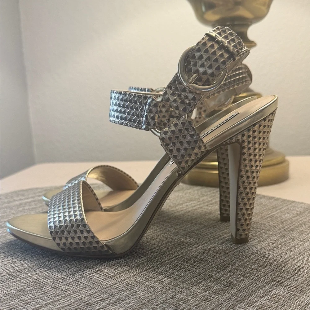 Karl Lagerfeld Gold Women's Heels - Picture 3 of 6